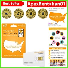 No Contract SIM Card Kit - Standard, Micro, Nano Options for 4G Tracking Devices