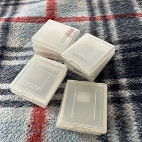 11 Official Genuine Nintendo Game Boy GameBoy Clear Plastic Case Covers  EUC