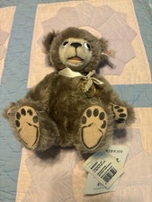 Steiff Berryman Bear Mohair 90th Anniversary Certificate Of Authenticity 1996