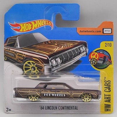 Hot Wheels 2017 - HW Art Cars 2/10 - '64 Lincoln Continental - Dark Red