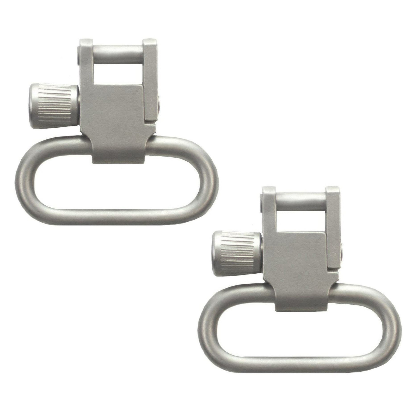 Pair of 1 Inch Tri-Lock Gun Sling Swivels All Metal (Three Color Options) (St...
