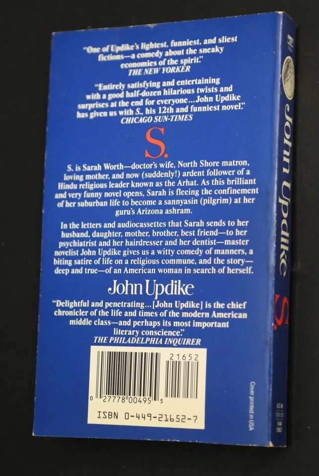S. by JOHN UPDIKE NEAR MINT NEW LIKE Fawcett Crest 1st MASS MARKET EDITION Foto 3 de 3