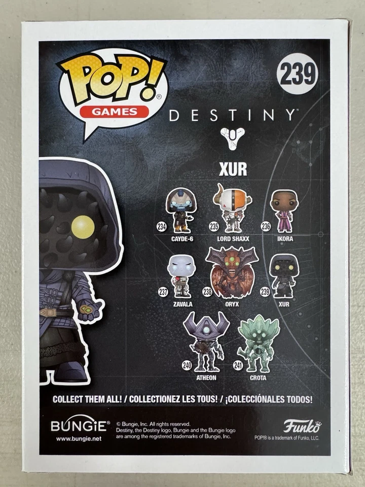 Xur 239 ~ Destiny ~ Vinilo Funko Pop ~ Juegos + Protector Pop Gratis Foto 3 de 4