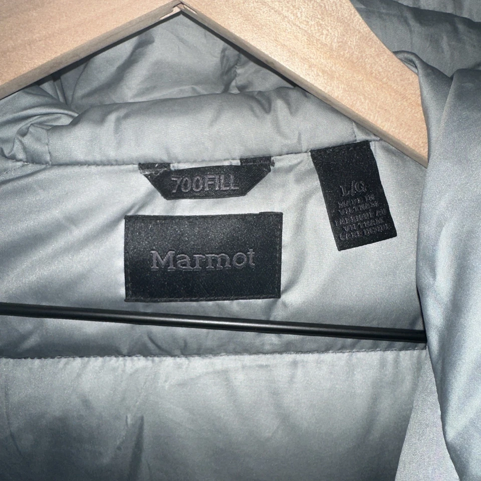 Marmot Youth Large 700 Fill Down Jacket Black and Gray - Image 2 of 4