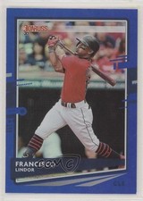 2020 Panini Donruss Holo Blue Francisco Lindor (Base) #148 4l3