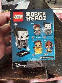 2 PIRATES CARIBBEAN ~ Lego BRICK HEADZ Lot ~ CAPTAIN SPARROW 41593 Salazar 41594