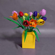 Lego Inspired Square Vase   – Perfect for LEGO® Botanicals Displays 10280