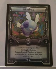 Elestrals Prototype Nimbug Holo & Vipyro Fire Spirit Card Regular  2022 Lot