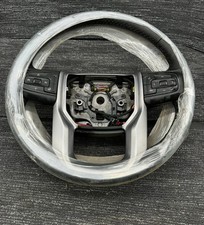 New Oem 2019-2023 Gmc Sierra Leather Steering Wheel W Heat 84946331