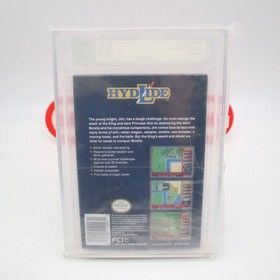NES Nintendo HYDLIDE - VGA GRADED 85 NM+ SILVER! NEW & Factory Sealed + H-Seam!