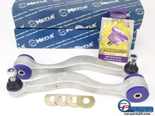 1 Paar Meyle Querlenker vorn mit Powerflex PU Lagern Einbaufertig BMW E34 E32