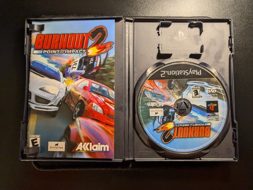 Burnout 2 Point Of Impact – Jeu PS2 Complet, VF, Sony, PAL (bon état)