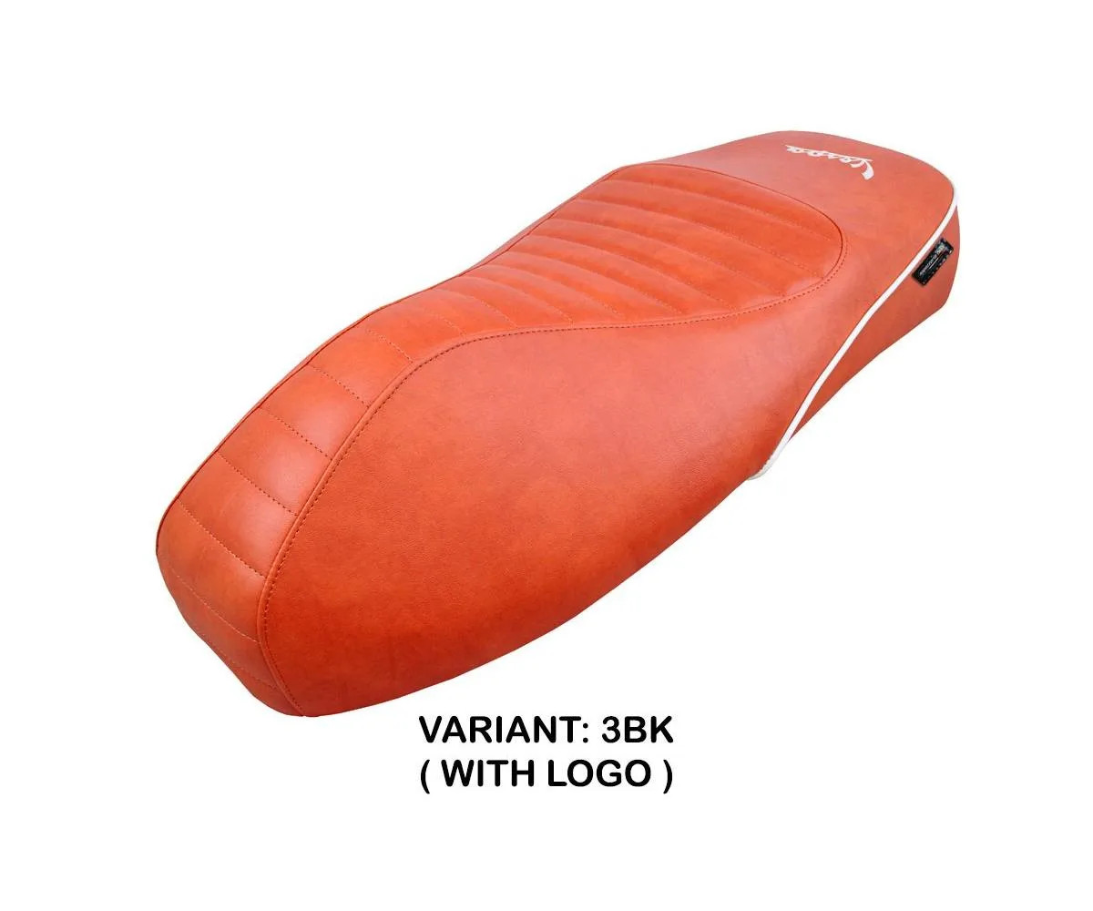 Seat saddle cover Panarea Brick BK + logo Tpz compatible VESPA GTS 150 2009 2026