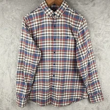 Vineyard Vines Slim Longshore Shirt Men M Plaid Button Up Flannel Casual Outdoor