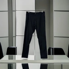 Birddogs Black Chino lined Pants Men's Size 34x34 Actual 34x32.5