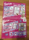 2 Barbie Rub & Color Box Sets 1998 With Accessories Unopened Vintage NIB NRFB