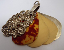 BEAUTIFUL CLEAN ENGLISH ANTIQUE 1890 SOLID STERLING SILVER CHATELAINE NOTE BOOK