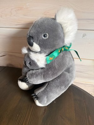 Sundown Australian Made Koala momma with Baby Plush Stuffed Animal realistic