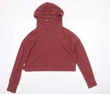 Womens UK Size L Sweaty Betty Red Pullover Hoodie