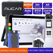 MUCAR 892BT Car AI Diagnostic All System Scan Tool Action Test OBD2 TPMS Scanner