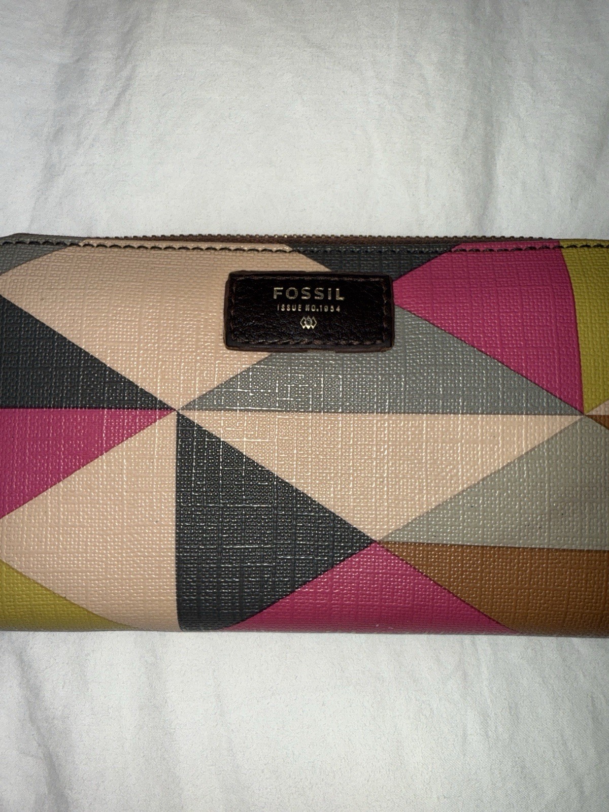 Fossil Multicolor Geometric Patterned Wallet Card… - image 2