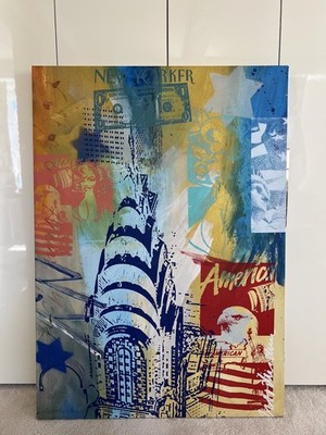 Pop Art Gemälde von Jörg Döring 2 Stück ( seltene Exemplare )