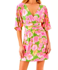 Lilly Pulitzer Parigi Skort Romper "Seaside Garden" - Large