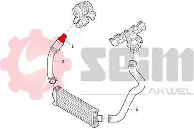 Tubo de aire 981811 SEIM para FORD TRANSIT Autobús TRANSIT Furgoneta - Imagen 1 de 4