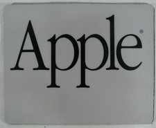 Vintage OG Apple Computer Classic Mouse Pad Gray Non-Slip 8 3/4" x 7"