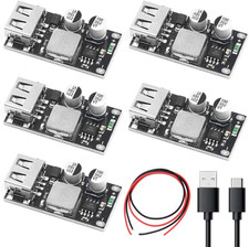 5PCS DC-DC USB Buck Converter Step-Down Module 6-32V 12V 24V to 5V QC 3.0