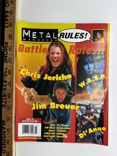 Heavy Metal Rules Music Magazine Vintage #15 Chris Jericho W.A.S.P. Jim Breuer