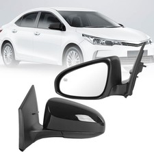 Left Driver Side View Door Mirror Compatible with 2014-2019 Toyota Corolla with