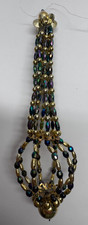 Vintage 6 in Beaded Chandelier Christmas Ornament