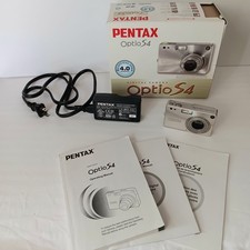 PENTAX OPTIO S4 3X OPTICAL ZOOM 4.0 MEGAPIXELS DIGITAL CAMERA Parts/Repair 