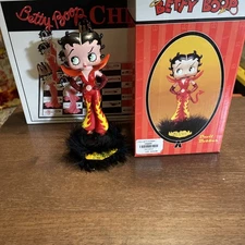2001 Vandor Betty Boop Devil Bobber Head Nodder It's So Good To Be Bad 7” In Box