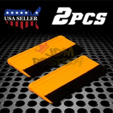 Mini Felt Edge Squeegee Scraper Vinyl Wrap Decal Application Car Auto Kit Tools