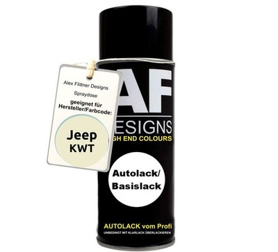 Für Jeep KWT Diamond White Pearl Spraydose Basislack Sprühdose 400ml