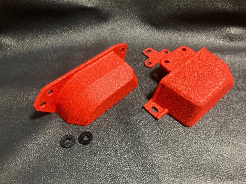 Juego de cubierta de polea de motor de aluminio JDM pintura arrugada roja para Toyota 86 BRZ FRS FA20 Foto 4 de 4