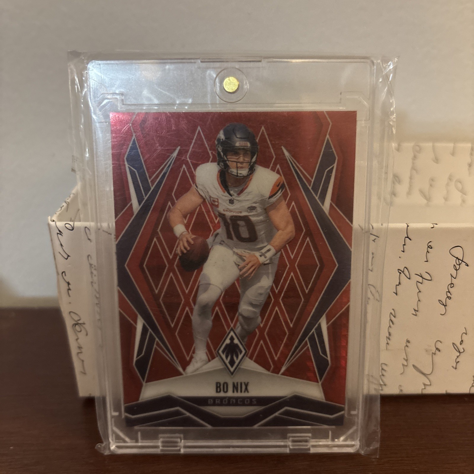 2025 Panini Phoenix - Bo Nix #83 Red Winter /399