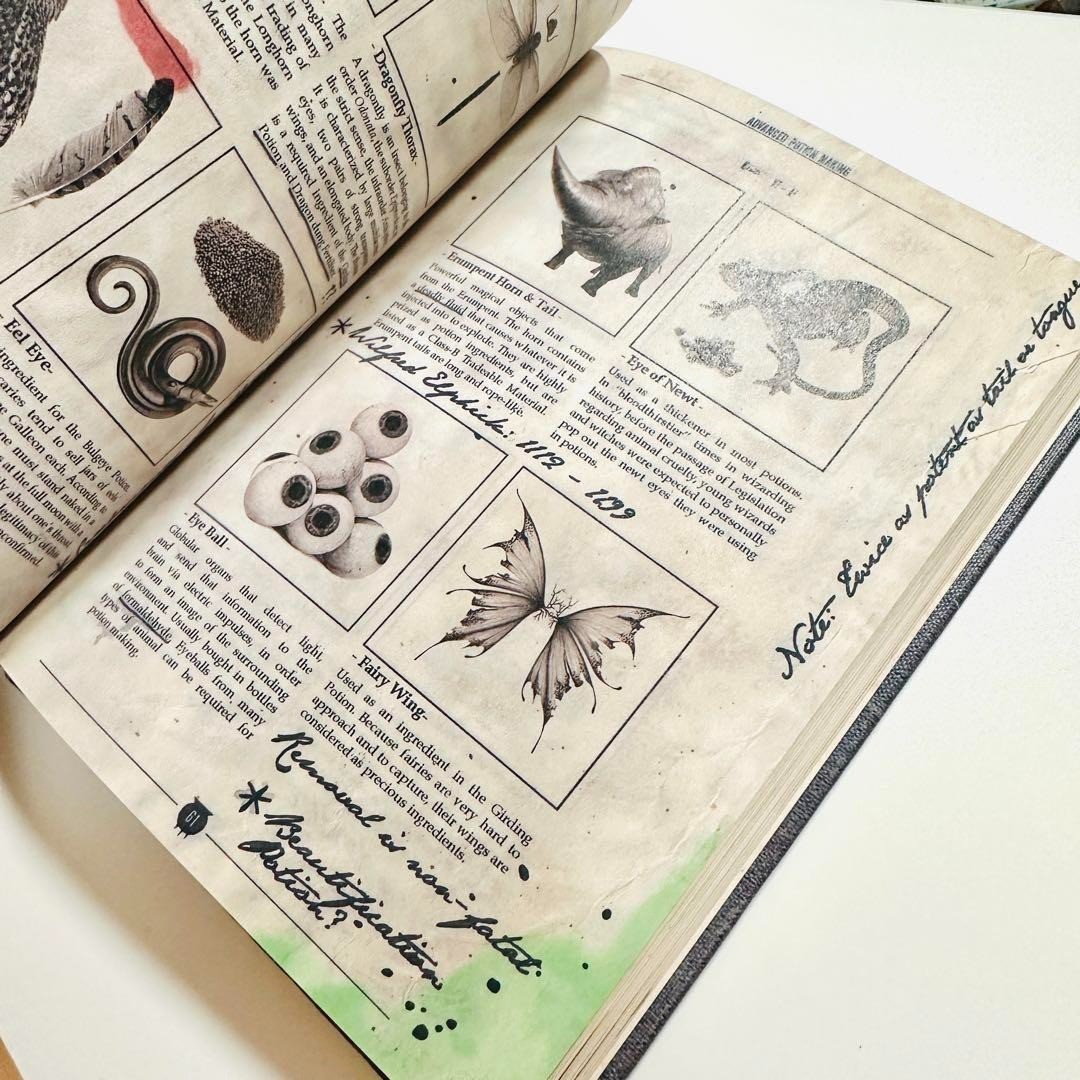 Harry Potter Replica Potions Textbook Alarm Eighteen Color | eBay