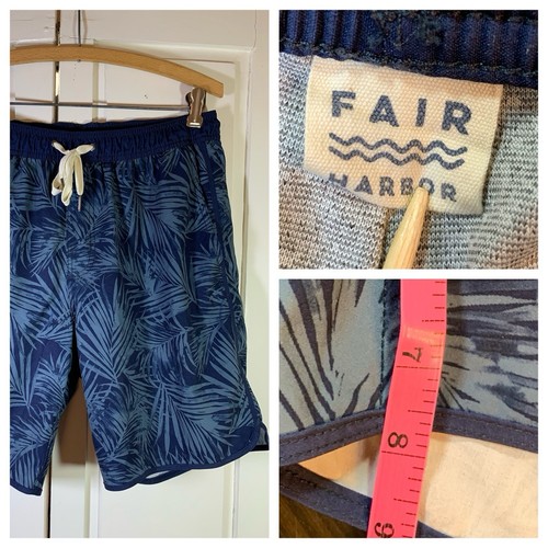 Short de performance Fair Harbor homme moyen doublé floral bateau de plage séchage rapide - Photo 1/12