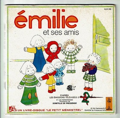 EMILIE UND IHRE FREUNDE Vinyl 45T Buch TV-Serie A2 J. BERGER - PETIT MENESTREL 189