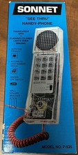 VTG See-Through, Landline Phone, Model P-540, Brand New In Original Box