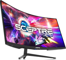 Sceptre 34-Inch Curved Ultrawide WQHD Monitor 3440  1440 , R1500, up to 180Hz/