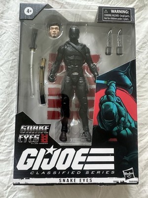 G.I. Joe Snake Eyes Classified Series Action Figure w/ Weapons 2020 Hasbro NEW.