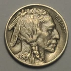 #3 Nicer Low Mintage 1919 P Buffalo Head Nickel