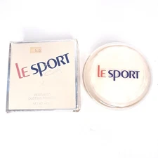 Vintage Le Sport by Coty Perfumed Dusting Powder 4 oz. With Original Box