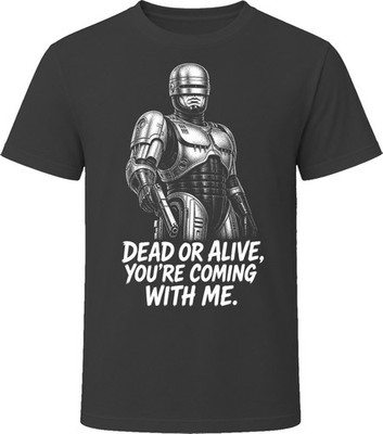 Robocop Dead or Alive Iconic 80s Movie T Shirt