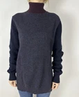 Celine colorblock multi navy Turtle wool cashmere sweater 2014 Phoebe Philo Rare