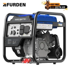 Efurden 4400W Inverter Generator Gas Powered Portable Generator Open Frame ECO